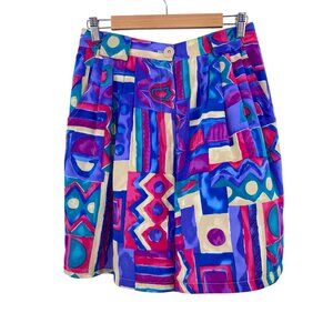 VTG Natty abstract streetware Bermuda shorts size medium colorful